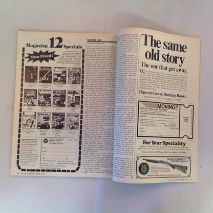 Vintage April 1979 Guns & Ammo Zeiss Scope ERMA .22 Rimfire Wootters Caribou Field Tests