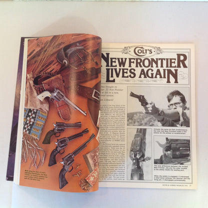 Vintage Mar 1983 Guns & Ammo Colt's New .22 Sixgun Jaguar 5-In-1 Rifle .357 Magnum Double Duty Scattergun