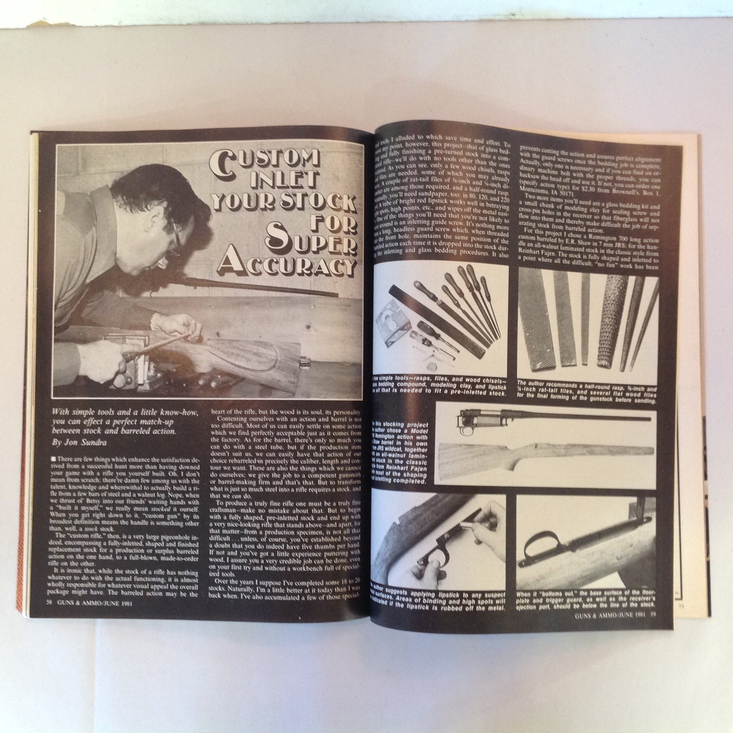 Vintage Jun 1981 Guns & Ammo Smith & Wesson Magnum Colt's Pocket Peacemaker Crime Stops at Gunpoint