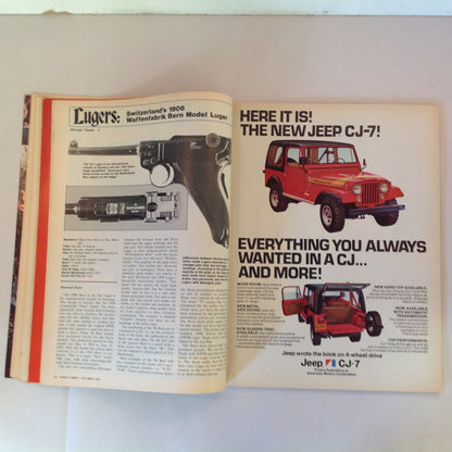 Vintage Oct 1975 Guns & Ammo Mystique of the Mauser Tom Swift's Electric Rifle Quad Cutter
