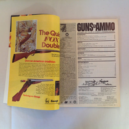 Vintage Sep 1980 Guns & Ammo Valmet System 3 Guns in 1 98 Mauser Old Time Calibers