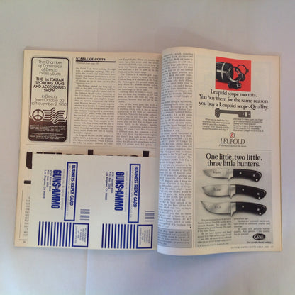 Vintage Sep 1980 Guns & Ammo Valmet System 3 Guns in 1 98 Mauser Old Time Calibers