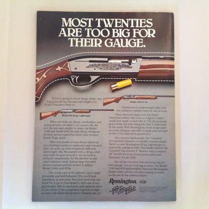Vintage Sep 1980 Guns & Ammo Valmet System 3 Guns in 1 98 Mauser Old Time Calibers
