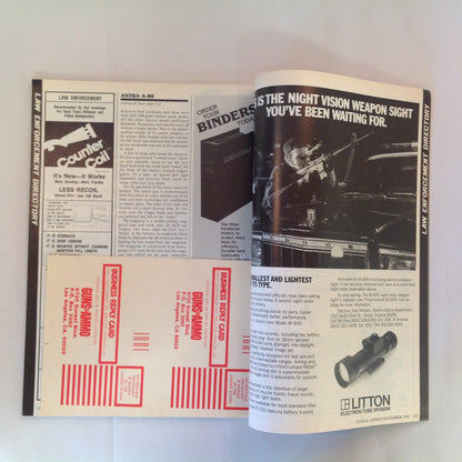 Vintage Nov 1982 Guns & Ammo Smith & Wesson's Stainless Steel Semi-Autos .222 Remington