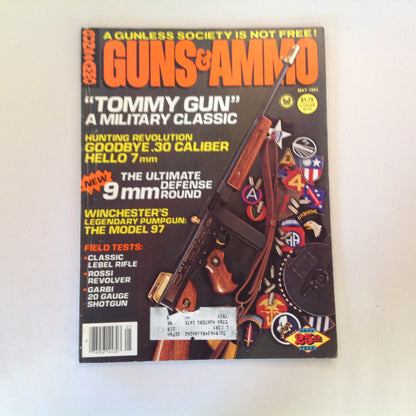 Vintage May 1983 Guns & Ammo Tommy Gun Ultimate 9mm Defense Round Winchester 97