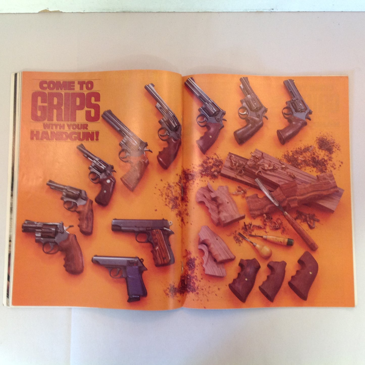 Vintage Jun 1985 Guns & Ammo .22 Auto Mag Dirty Harry Handgun Stocks Long-Range Pistol Mauser Broomhandle