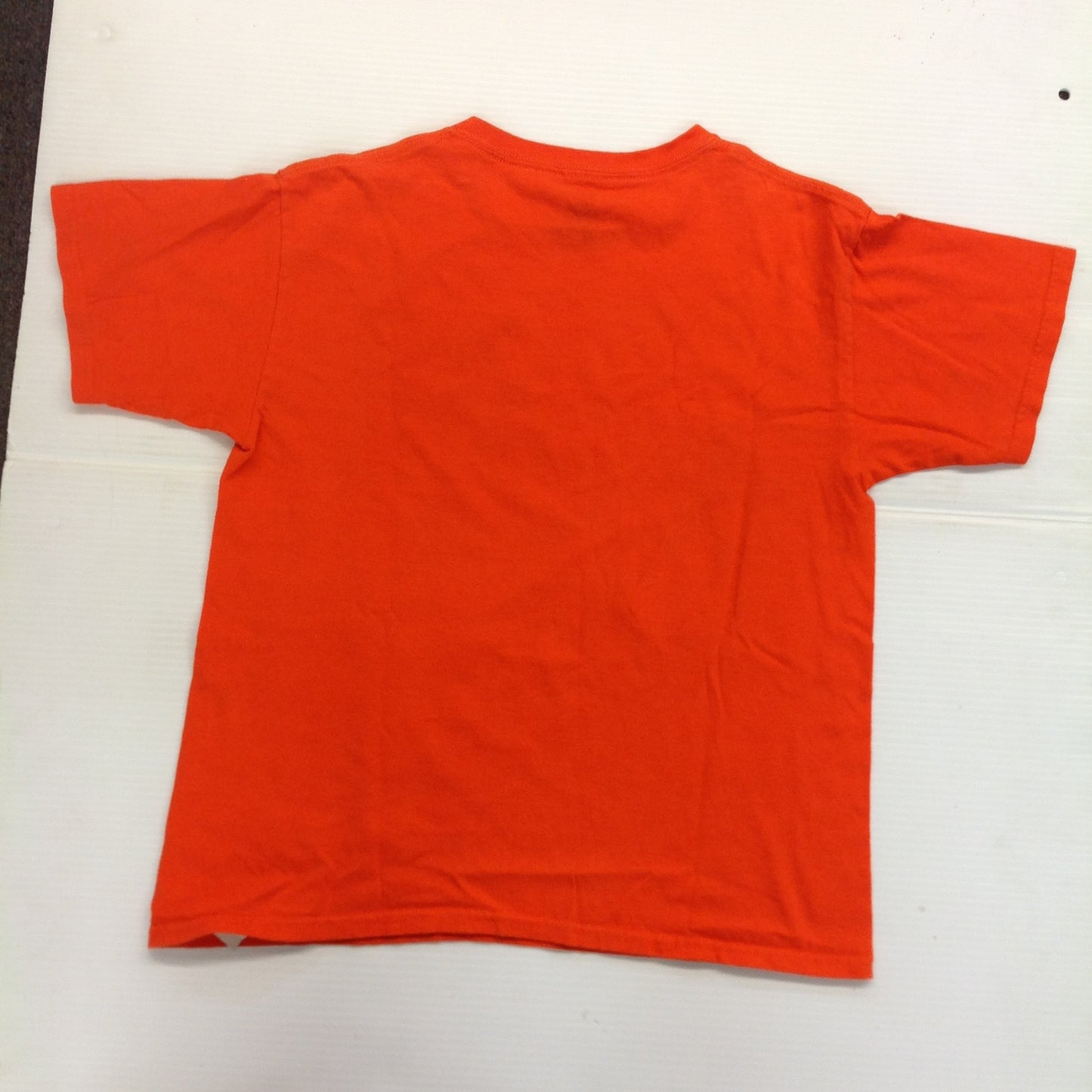 2013 WWE WWF Child's Large T-Shirt Orange Unstoppable John Cena The Rock Montage