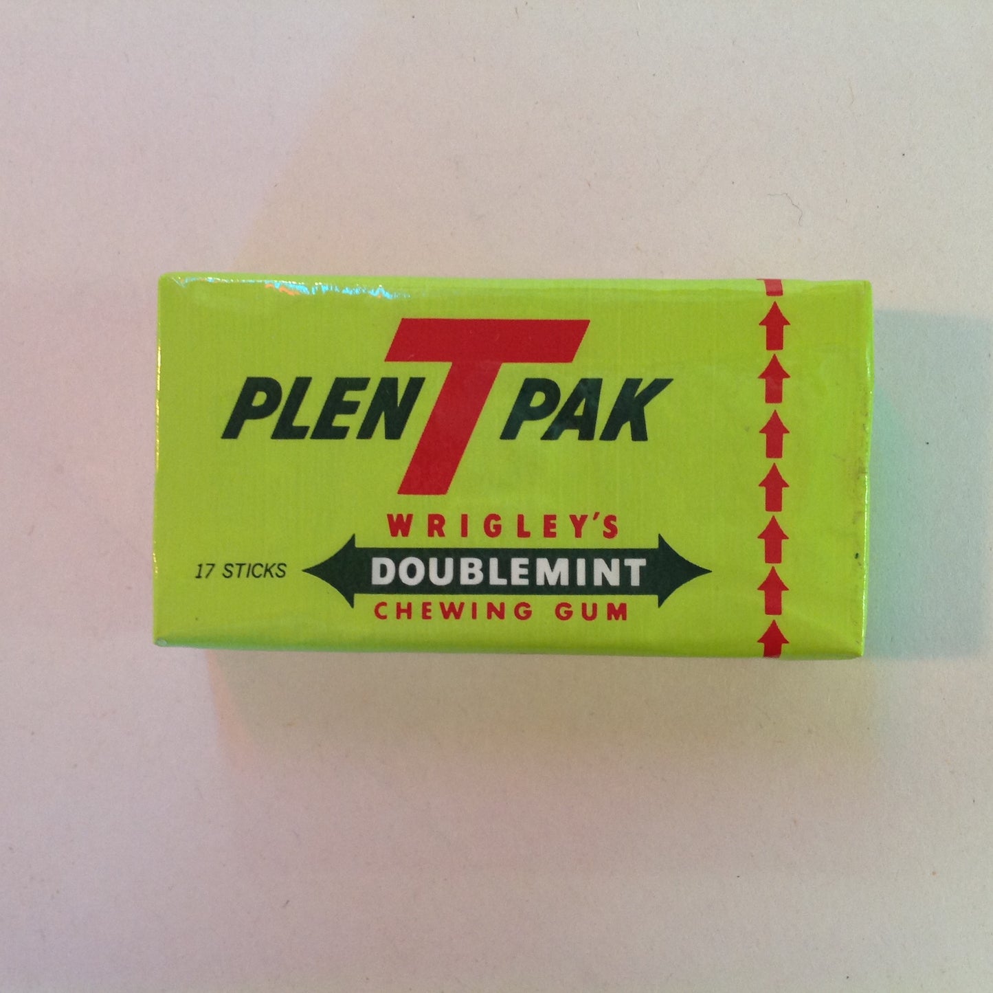 Vintage 1990's Wrigley's Doublemint Plen T Pack W Wrigely Chewing Gum 17 Sticks