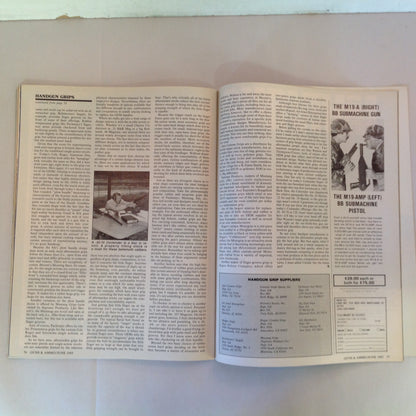 Vintage Jun 1985 Guns & Ammo .22 Auto Mag Dirty Harry Handgun Stocks Long-Range Pistol Mauser Broomhandle
