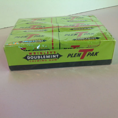 Vintage 1990's NOS Unopened Pack of 12 Wrigley's Doublemint Chewing Gum 17 Stick Packs