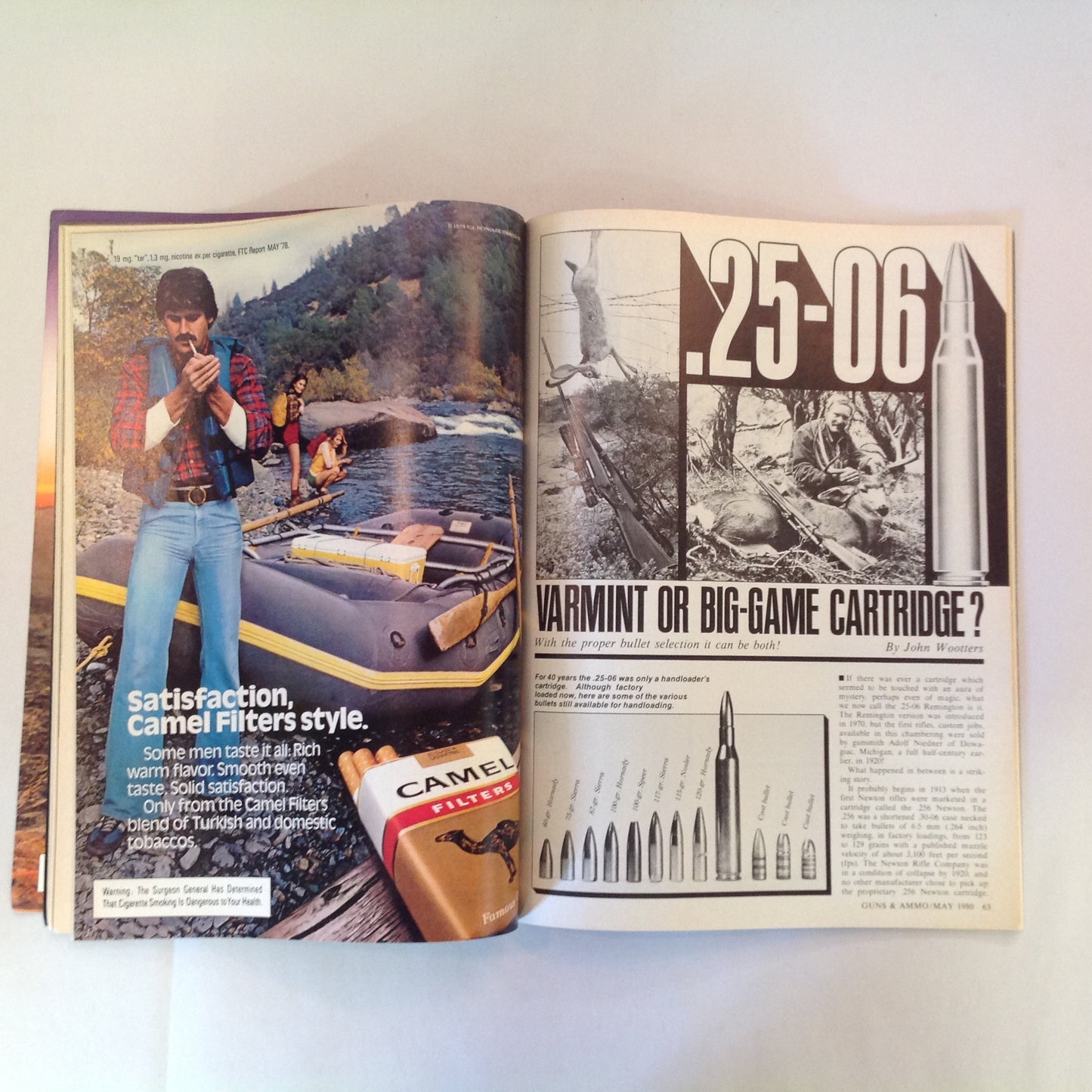 Vintage May 1980 Guns & Ammo New Sako Sporters Detonics .45 ACP Bob Milek Butterfield Colt