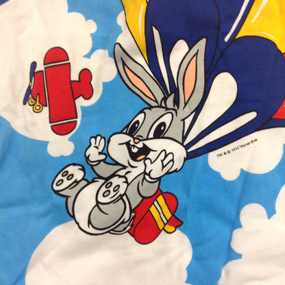 Vintage 1993 Gerber Looney Tunes Lovables 24 Mo Infant Playwear Onesie Parachuting Baby Bugs Bunny NWT