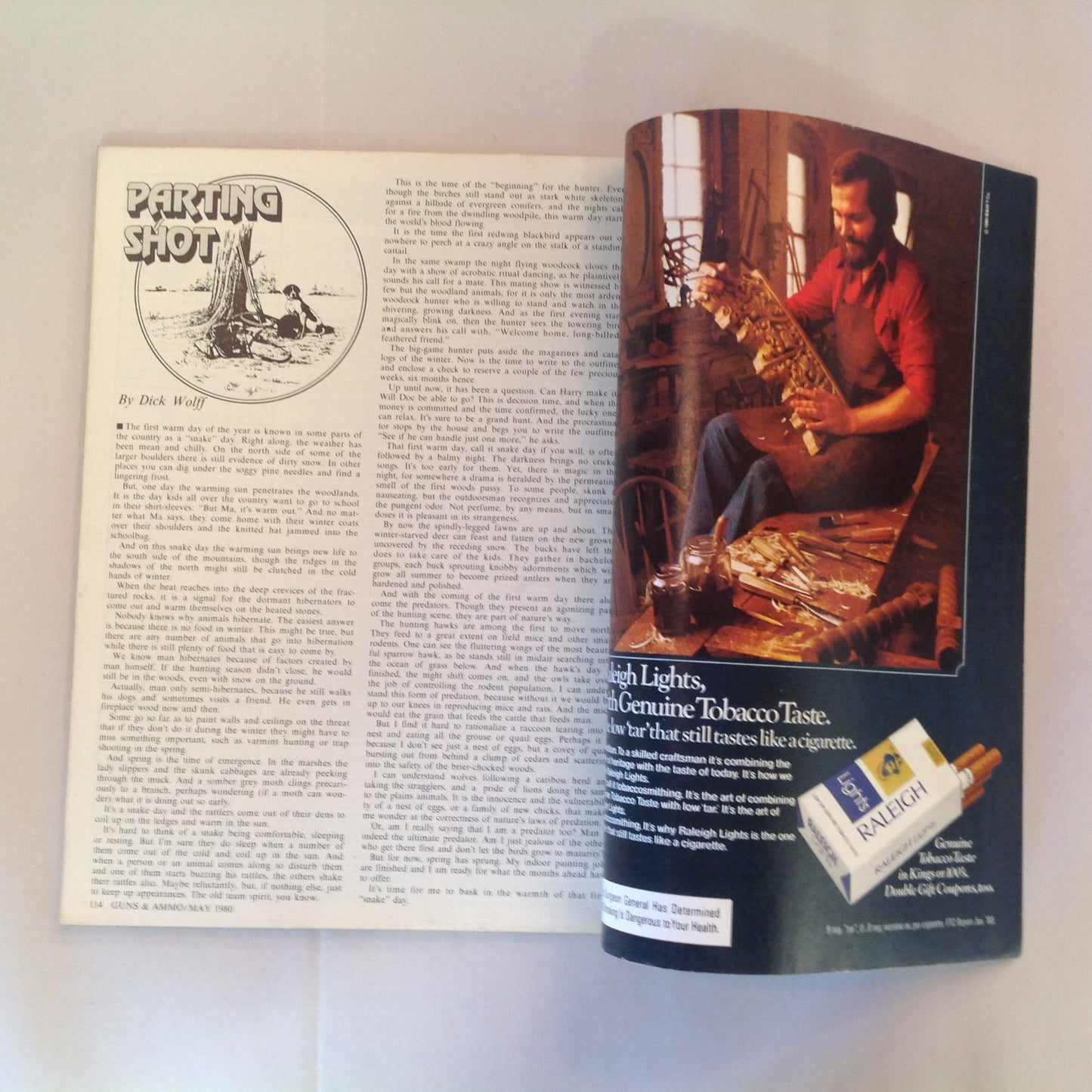 Vintage May 1980 Guns & Ammo New Sako Sporters Detonics .45 ACP Bob Milek Butterfield Colt