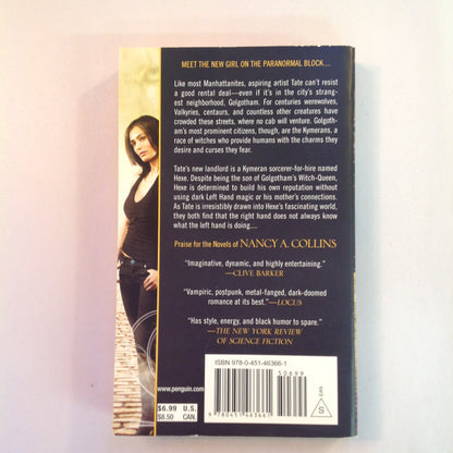 2010 Mass Market Paperback Right Hand Magic: A Novel of Golgotham  Nancy A. Collins First Edition