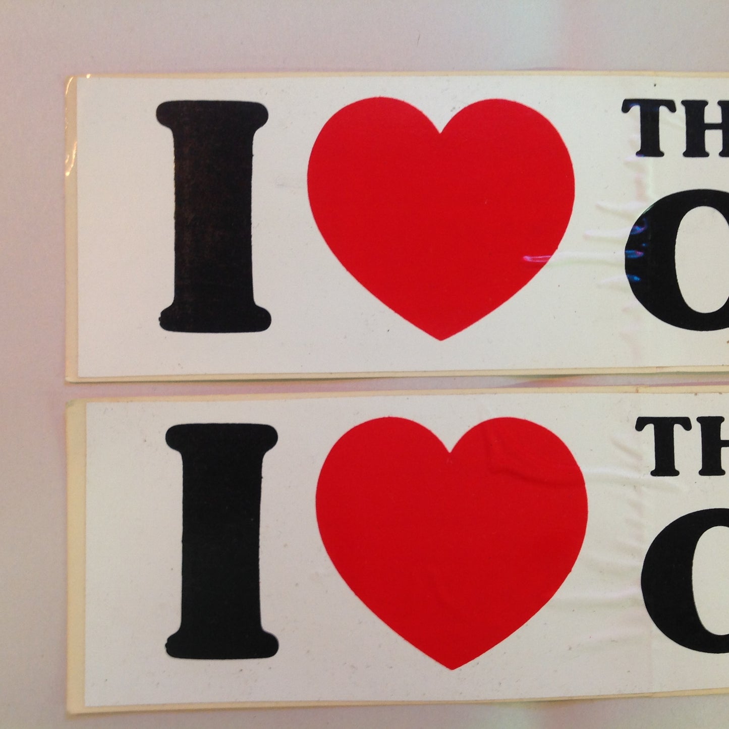 Vintage Unused Bumper Sticker Decal I Heart the Class of '86