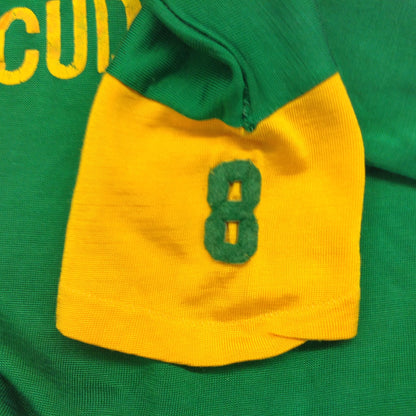 Vintage 1967-74 Mason Green Yellow Ringer Nylon Child's T-Shirt Mayor Walt Bezz 8 Mile Kelly HOA Cuda Kings Eastpointe Michigan
