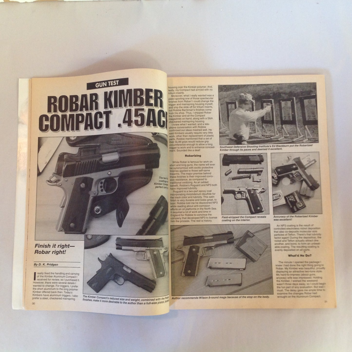 Vintage 201 Custom Combat Handguns Magazine