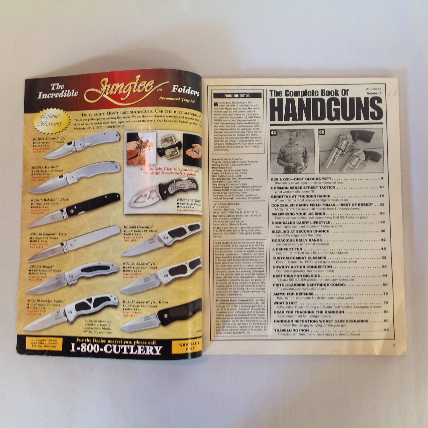 Vintage 1993 Complete Book of Handguns