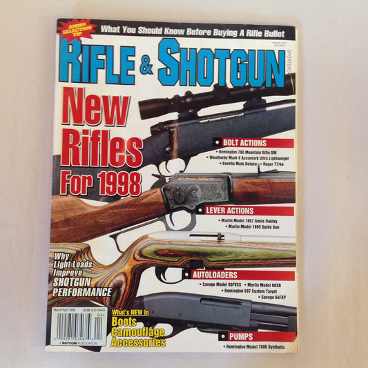 Vintage Mar/Apr 1998 Rifle & Shotgun Sportshop Magazine