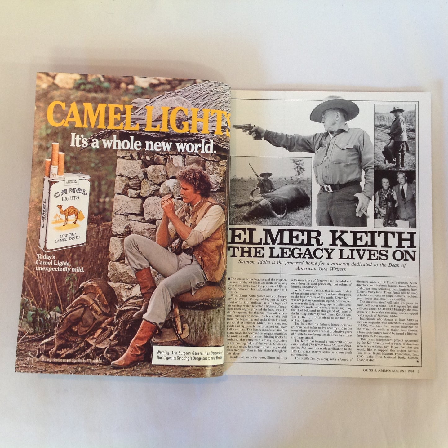 Vintage Aug 1984 Guns & Ammo Magazine Bren Ten 10mm Powerhouse