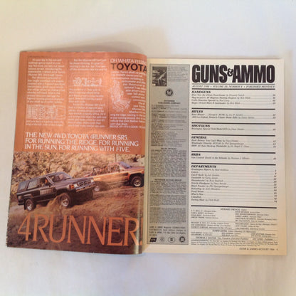 Vintage Aug 1984 Guns & Ammo Magazine Bren Ten 10mm Powerhouse