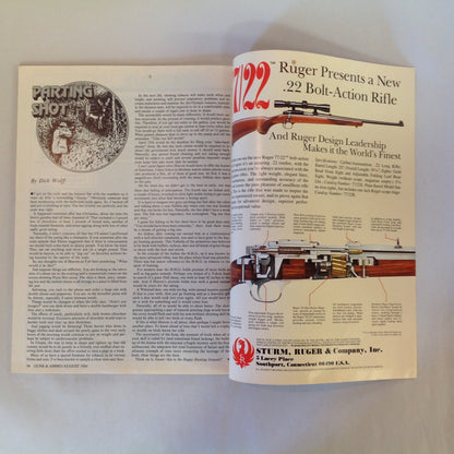 Vintage Aug 1984 Guns & Ammo Magazine Bren Ten 10mm Powerhouse