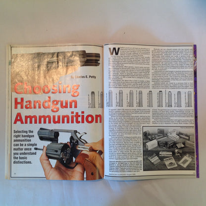 Vintage Aug 1998 American Guardian Magazine How to Shoot a Rifle Handgun Reloading Child Shooting Sports NRA Prop