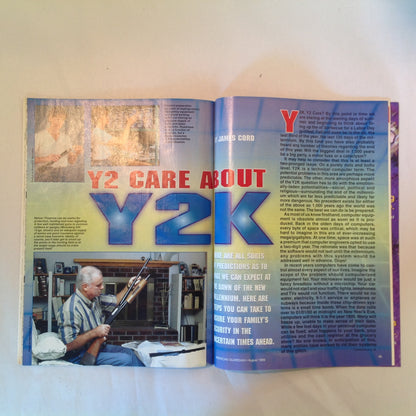 Vintage Aug 1998 American Guardian Magazine How to Shoot a Rifle Handgun Reloading Child Shooting Sports NRA Prop