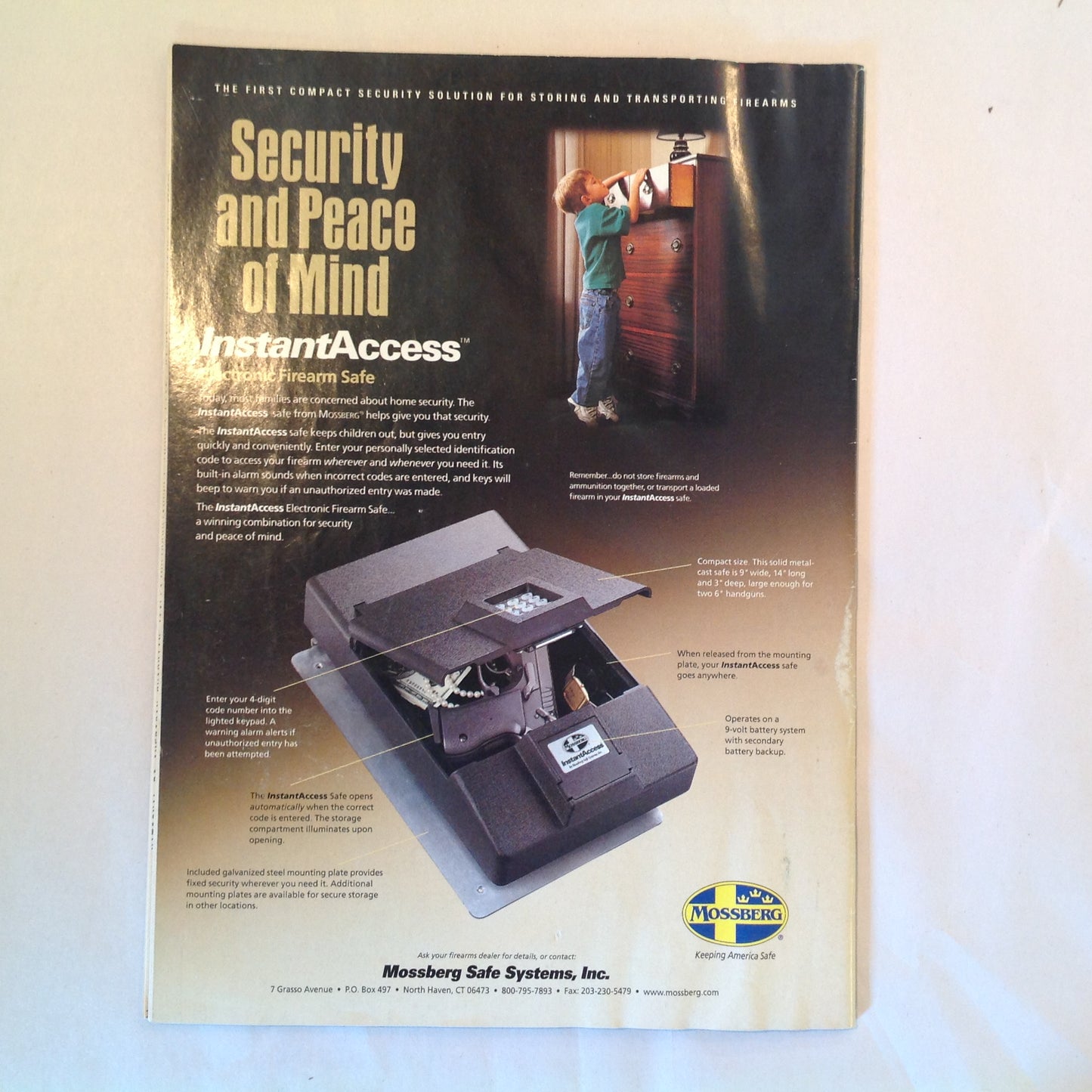 Vintage Aug 1998 American Guardian Magazine How to Shoot a Rifle Handgun Reloading Child Shooting Sports NRA Prop