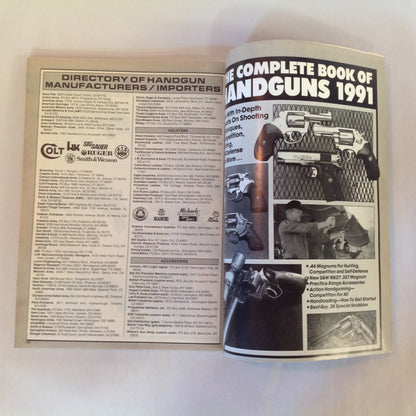 Vintage 1991 The Complete Book of Handguns Over 340 Buyer's Guide