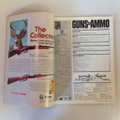 Vintage Oct 1981 Guns & Ammo Magazine Comparing the Super .30s