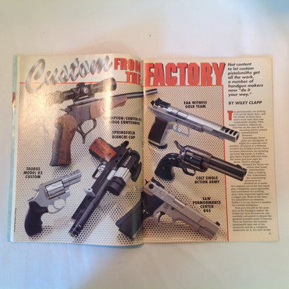 Vintage Aug 1997 American Rifleman Magazine Factory Custom Handguns John Browning Auto Rifle