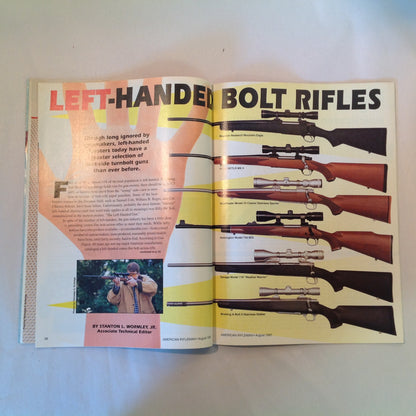 Vintage Aug 1997 American Rifleman Magazine Factory Custom Handguns John Browning Auto Rifle
