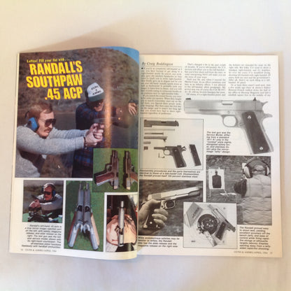 Vintage Apr 1984 Guns & Ammo Magazine At Last! A Left-Hand .45 ACP