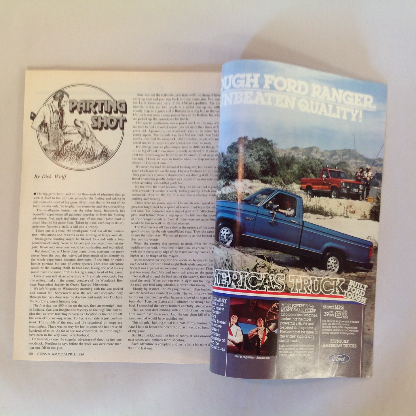 Vintage Apr 1984 Guns & Ammo Magazine At Last! A Left-Hand .45 ACP