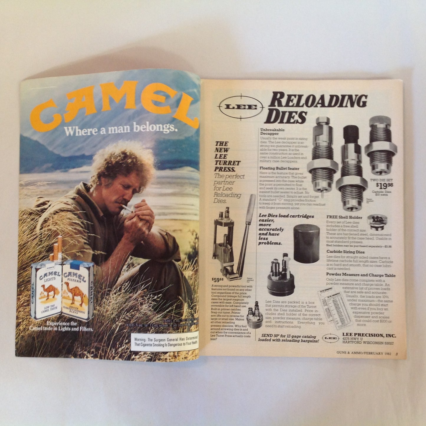 Vintage Feb 1982 Guns & Ammo Magazine Battle Rifles of the Great War 1914-1918