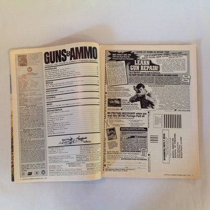 Vintage Feb 1982 Guns & Ammo Magazine Battle Rifles of the Great War 1914-1918