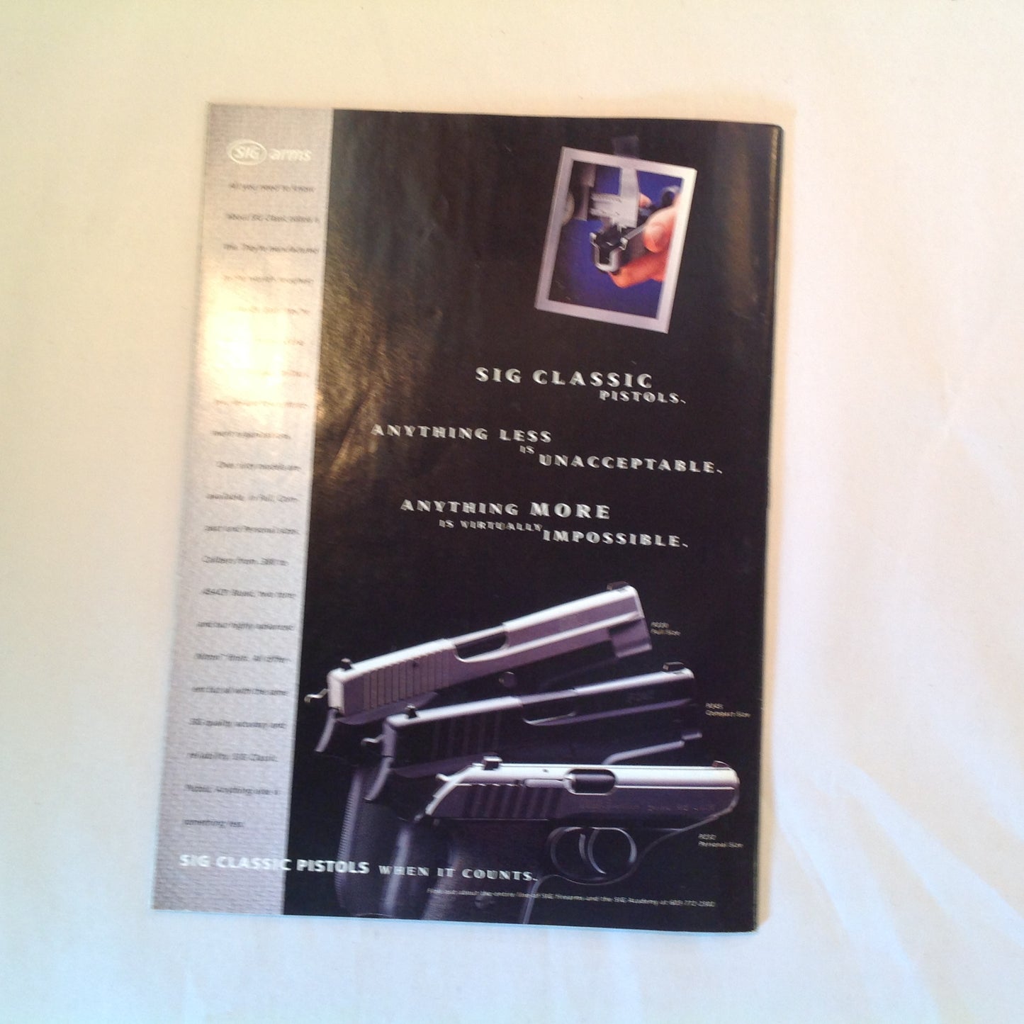 Vintage Sep 1999 American Guardian Magazine Versatile Home Defense Shotguns Concealed Carry Holtsters .22 Rimfire NRA Prop