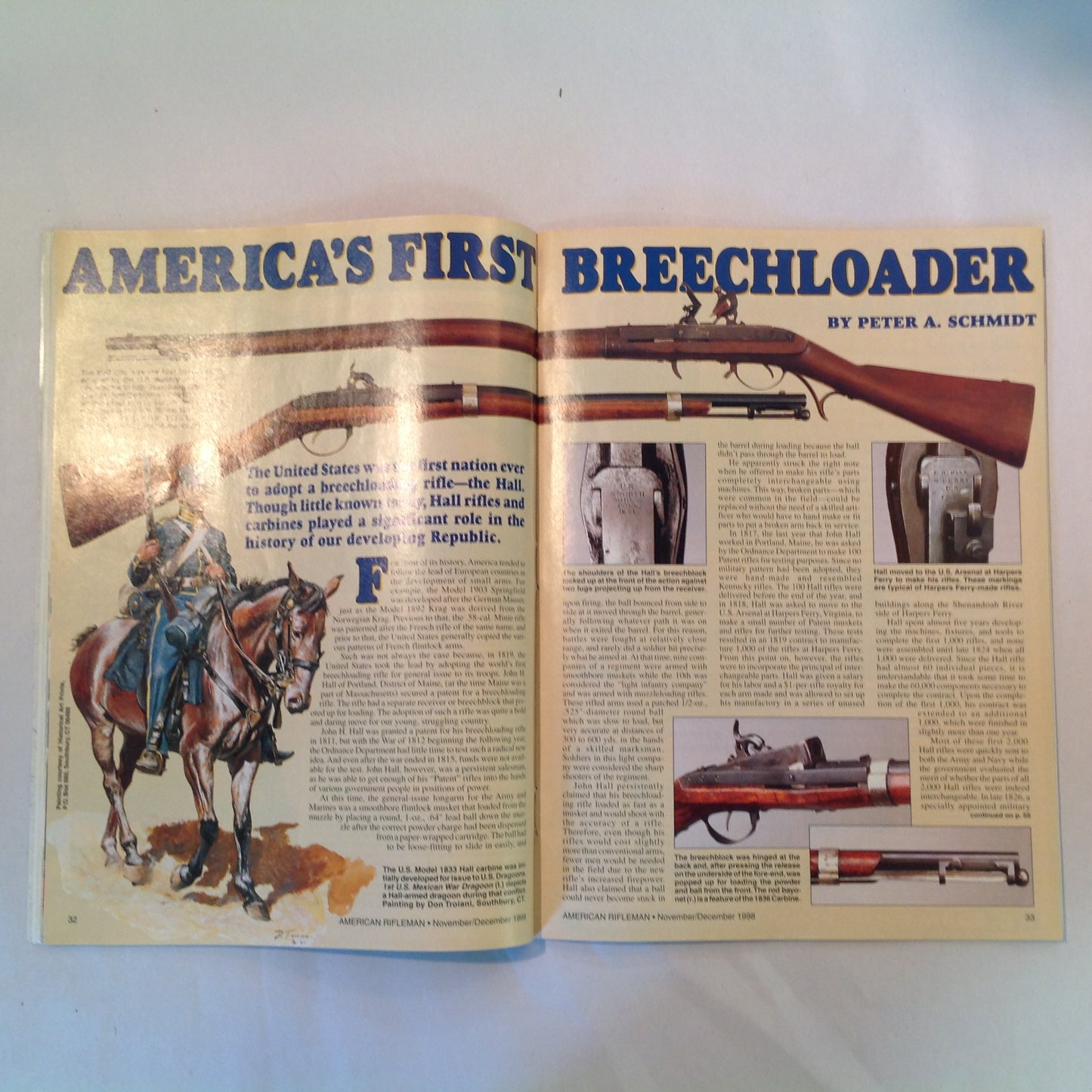 Vintage Nov/Dec 1998 American Rifleman Magazine It Can Happen Here Unless You VOTE! NRA Prop