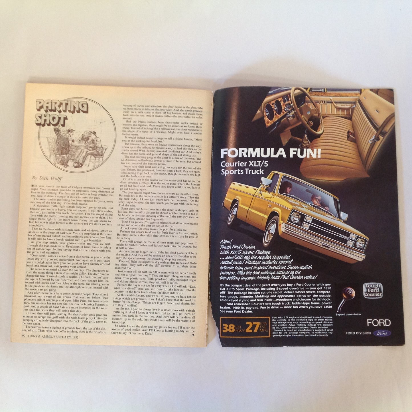 Vintage Feb 1982 Guns & Ammo Magazine Battle Rifles of the Great War 1914-1918