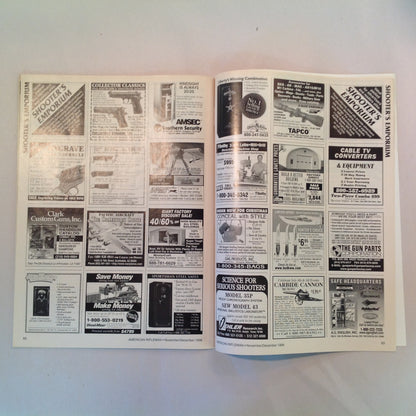 Vintage Nov/Dec 1998 American Rifleman Magazine It Can Happen Here Unless You VOTE! NRA Prop