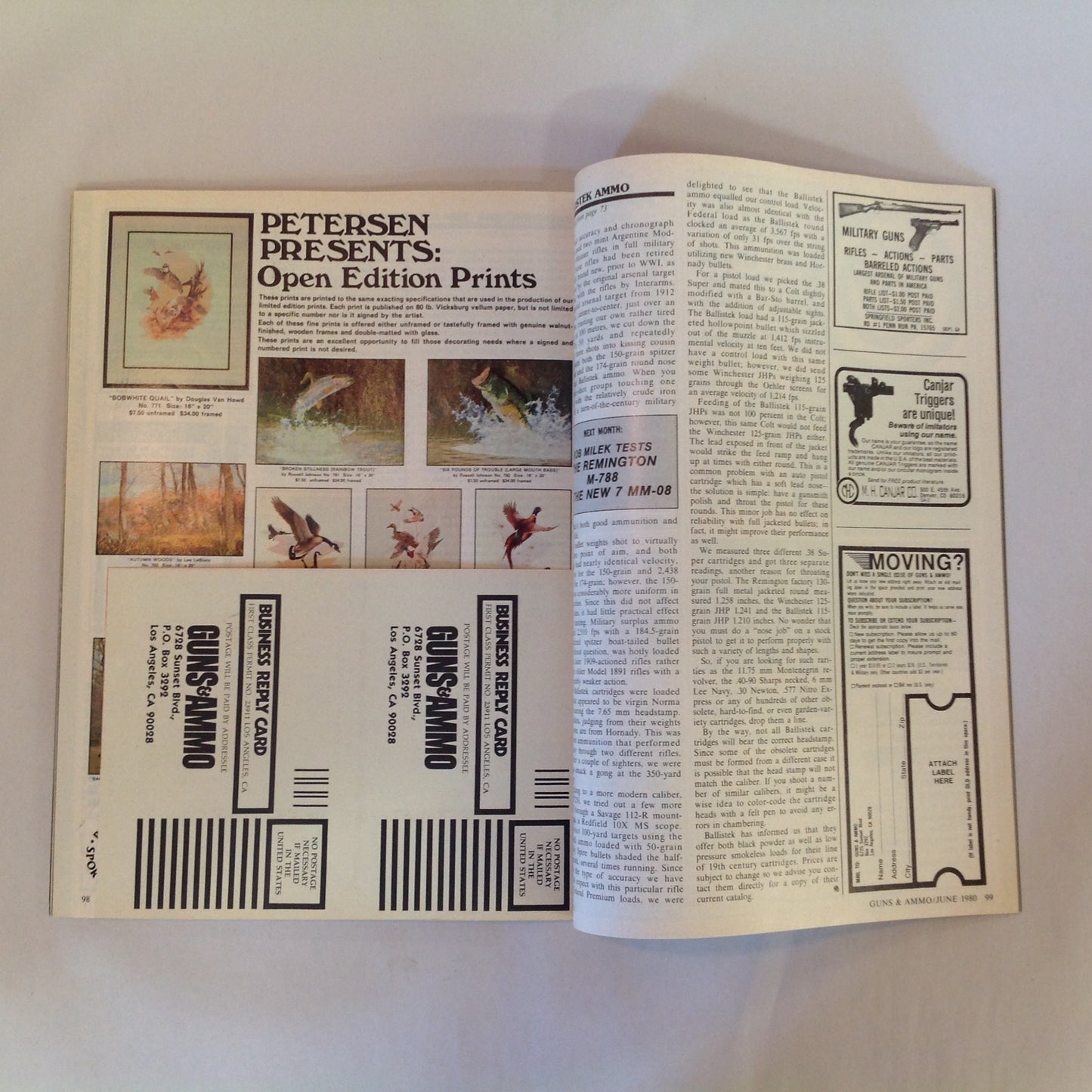 Vintage Jun 1980 Guns & Ammo Magazine At Last! A .45 ACP P-38