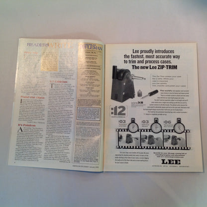 Vintage Jan 2000 American Rifleman Magazine Ruger 21st Century Big Bore Arming the 21st Century Soldier Shooting Positions 100 Years of Grand American