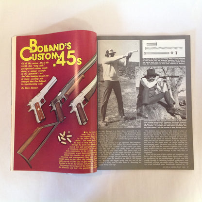 Vintage Jul 1980 Guns & Ammo Magazine Exclusive: Gas-Operated .45 ACP Pistol/Carbine