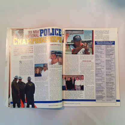 Vintage Jan 2000 American Rifleman Magazine Ruger 21st Century Big Bore Arming the 21st Century Soldier Shooting Positions 100 Years of Grand American