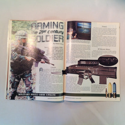 Vintage Jan 2000 American Rifleman Magazine Ruger 21st Century Big Bore Arming the 21st Century Soldier Shooting Positions 100 Years of Grand American