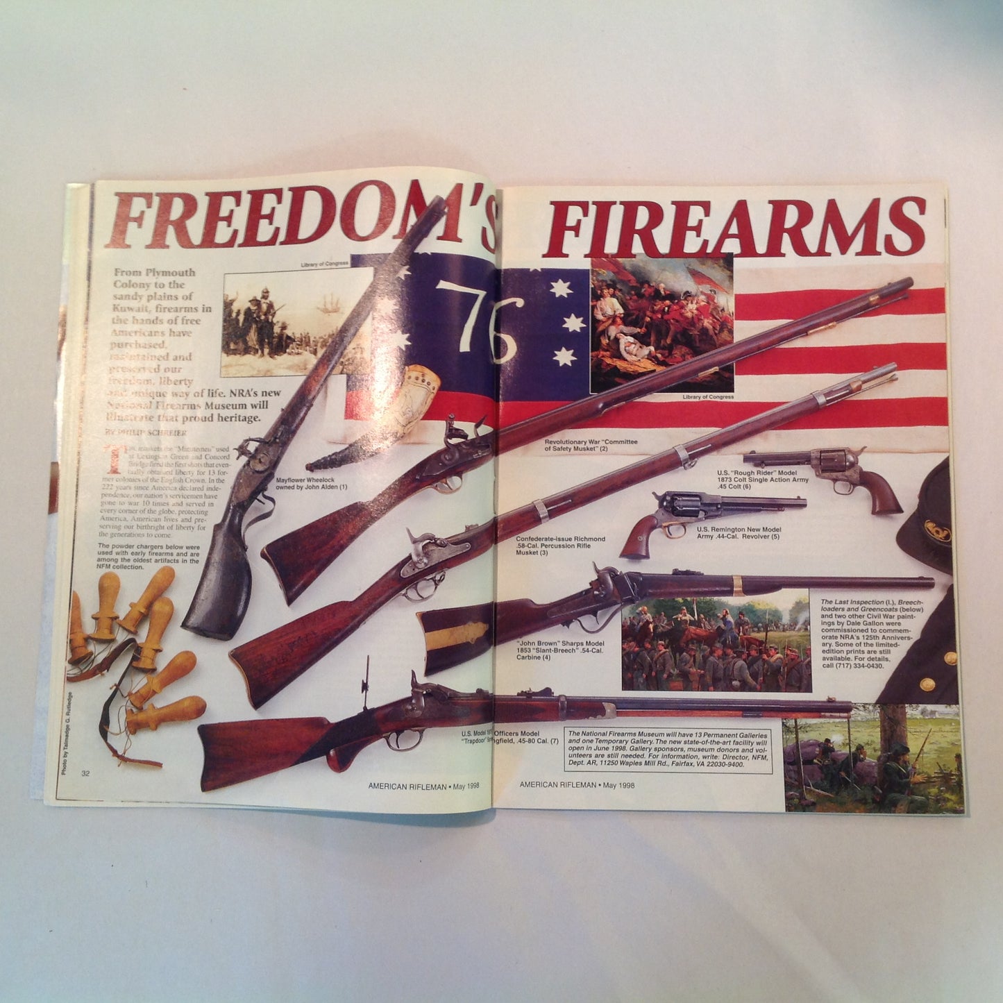 Vintage May 1998 American Rifleman Magazine New Guns '98