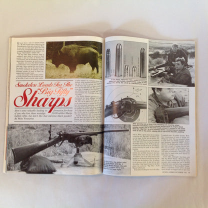 Vintage Oct 1982 Guns & Ammo Magazine Colt's Stainless Python Peacemakers Combat .38 Agent