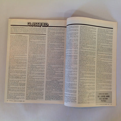 Vintage Oct 1982 Guns & Ammo Magazine Colt's Stainless Python Peacemakers Combat .38 Agent