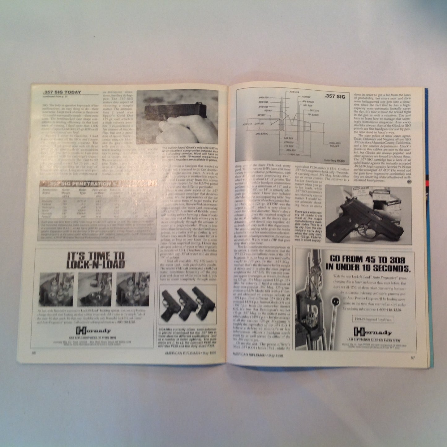 Vintage May 1998 American Rifleman Magazine New Guns '98